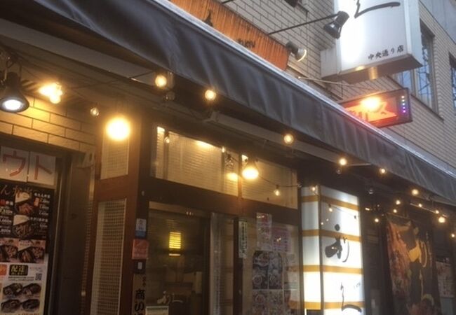 イオン仙台店の近くの細い路地沿い