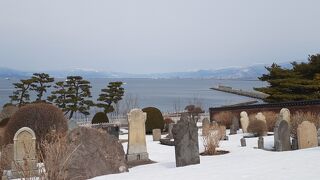 バス停船見町からすぐ　いくつかのテリトリーに分かれています。