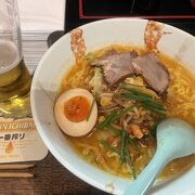 人気のラーメン店