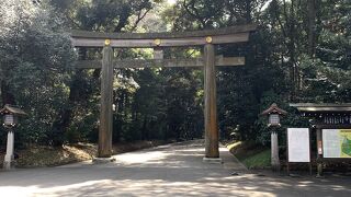 これが、あの、明治神宮