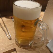 生ビールで乾杯
