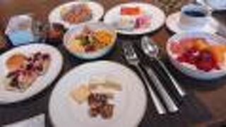 コロナ禍でも充実の朝食ブッフェ