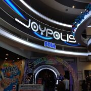 東京お台場の屋内型遊園地