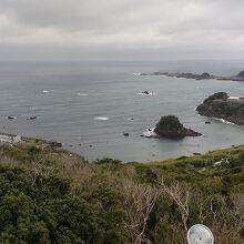 魚見塚展望台から見る鴨川松島