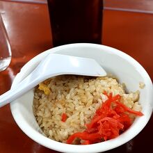 ミニチャーハンも注文