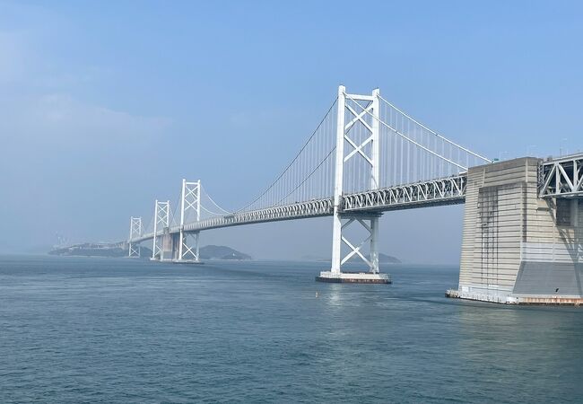 瀬戸大橋がきれいに見えます