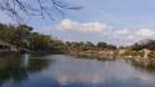 のんびりと散策できる。