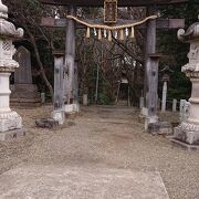 厳かな神社です。