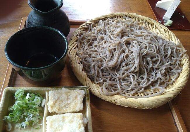 お蕎麦と五箇山豆腐