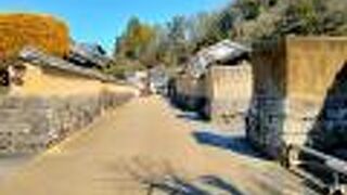 岡藩の面影を残す武家屋敷通り