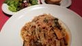 パスタがおいしいです