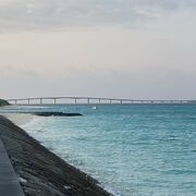 与那覇前浜ビーチから眺めました！