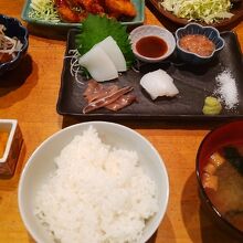 イカ三昧定食