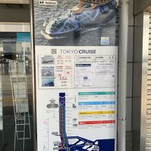 クルーズ船の案内