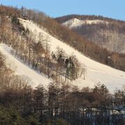 ゲレンデの良さと日本三名湯の1つ草津温泉と両方楽しめます