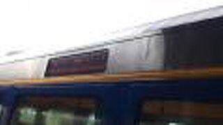 2022年３月12日現在、こちらでは駅到着時に乗り換え列車の放送がありました