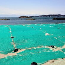 サンセットビーチ（干潮時）鼠島