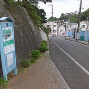 石川町駅からイタリア山へのルートのひとつ。