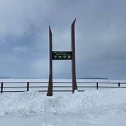 一面雪で真っ白でした。