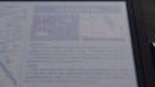 地図の横に案内が