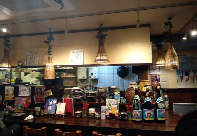 駅近の沖縄居酒屋さん