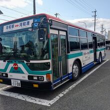 無料送迎バス 河和駅→河和港　5分