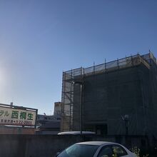 何の問題もありませんでしたが、工事中でした。