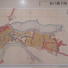 徳川ミュージアムにあった江渡時代の地図