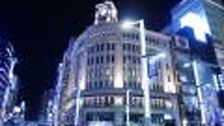 銀座を象徴する風景。