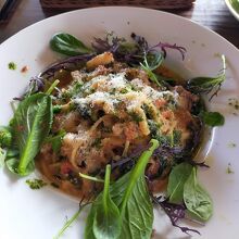 季節野菜のパスタ