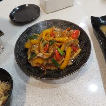 酢豚風、豚肉はありません