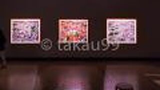 お正月は展覧会が入場無料でした。