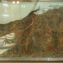 岩村城の模型