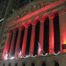 ニューヨーク証券取引所の外観