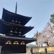 興福寺の中では目立たないですが、最古の建物です