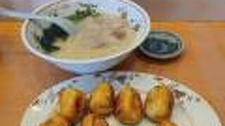 もしもしラーメンと焼餃子頂きました。