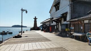 潮待ちの港として栄えた鞆の浦のシンボル