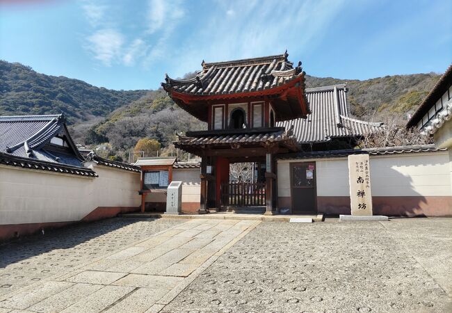 かつて朝鮮通信使の宿舎として使われていた寺院。