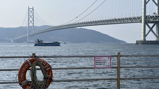 明石海峡大橋 (本州 舞子浜側) 