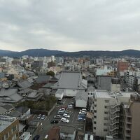 ホテル日航プリンセス京都部屋からの眺望東山