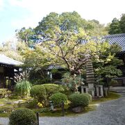 池のあるお庭のあるお寺でした。