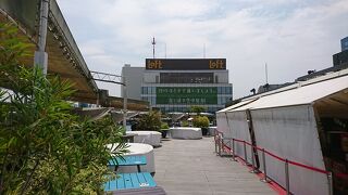 西武池袋本店９階屋上にあります