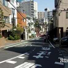 坂上からの景観です。