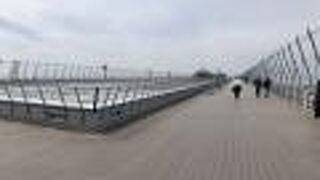 閑散としています。