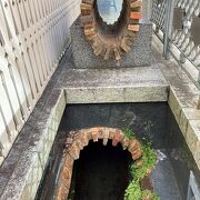 街中で煉瓦の下水道が見れる 旧居留地下水道公開施設