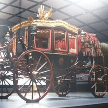 明治神宮ミュージアムの御料車です。伝統的なものですのです。