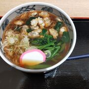 秋田駅改札外の立ち食いそば