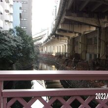 中之橋からの景観です。