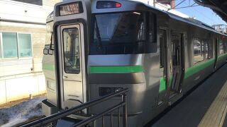 空港から小樽まで。