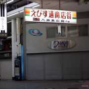 懐かしい感じのお店が並ぶアーケード街でした。